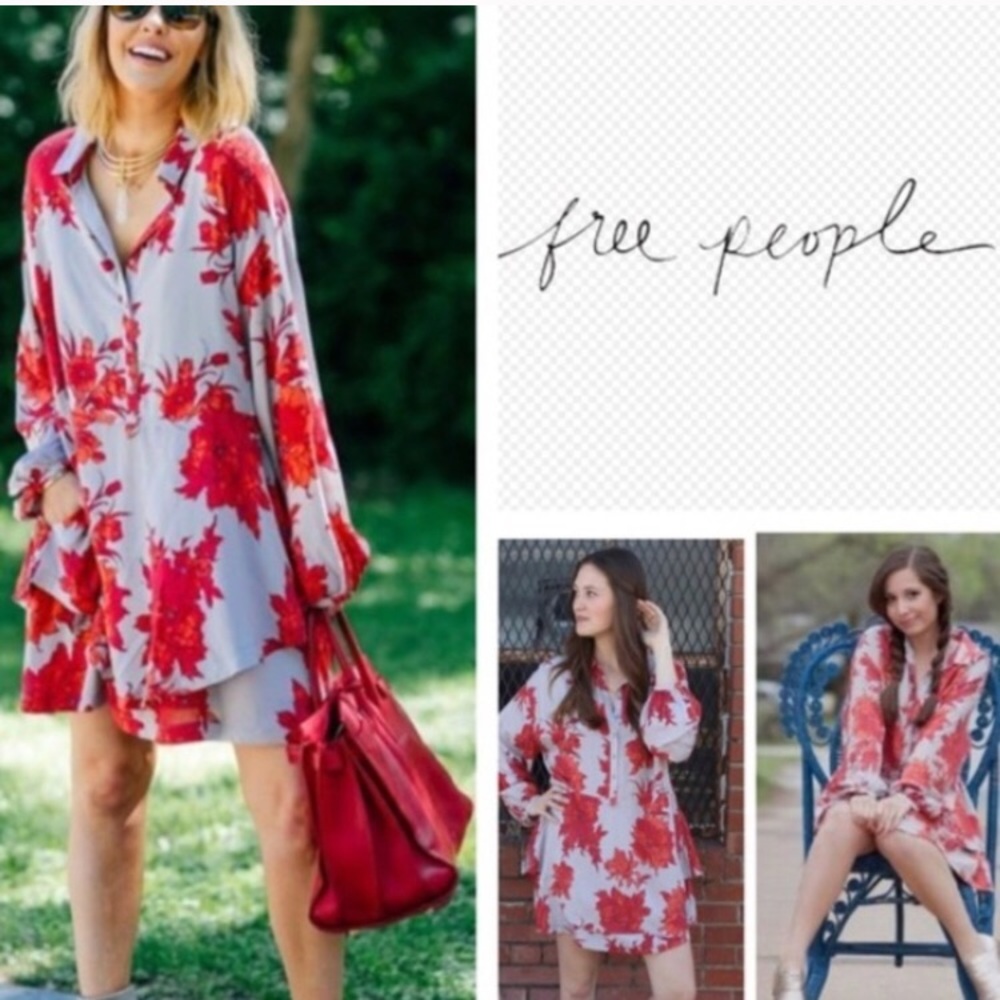 Free People Shirt Dress